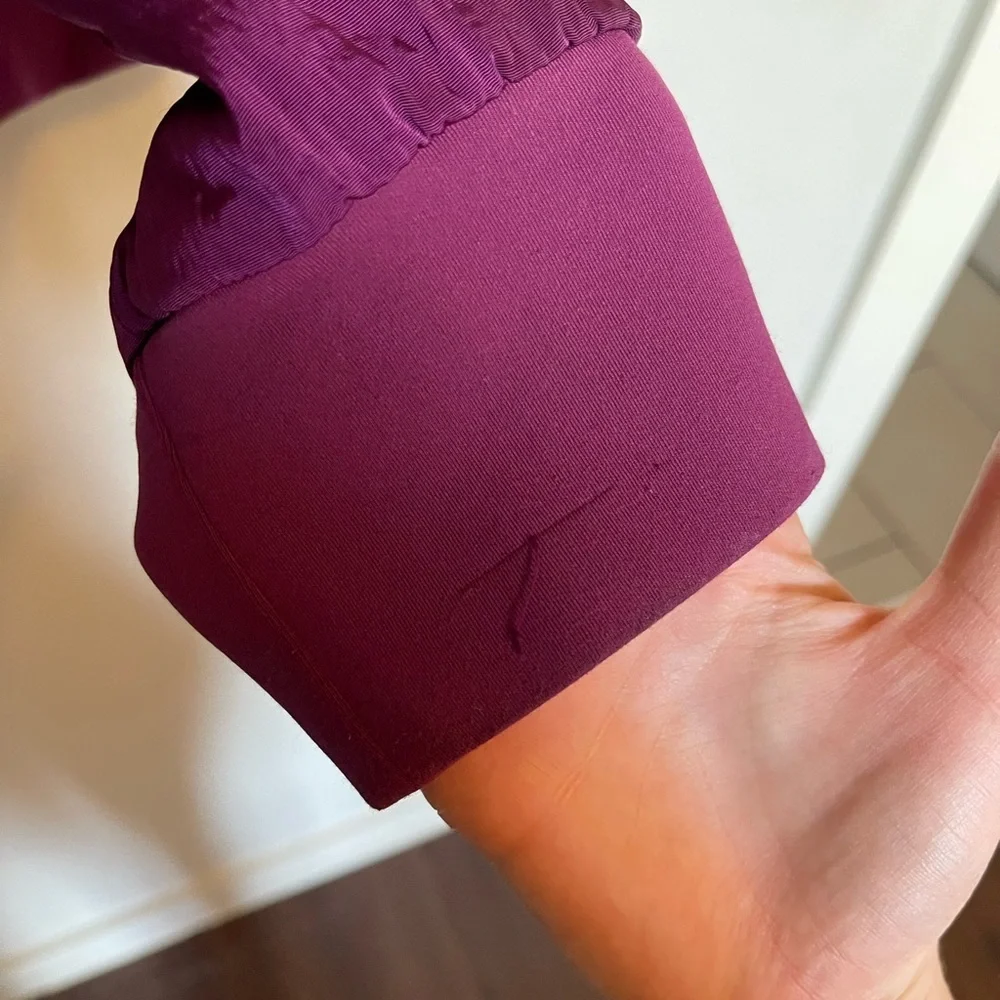 Lululemon Reversible Bomber in Magenta